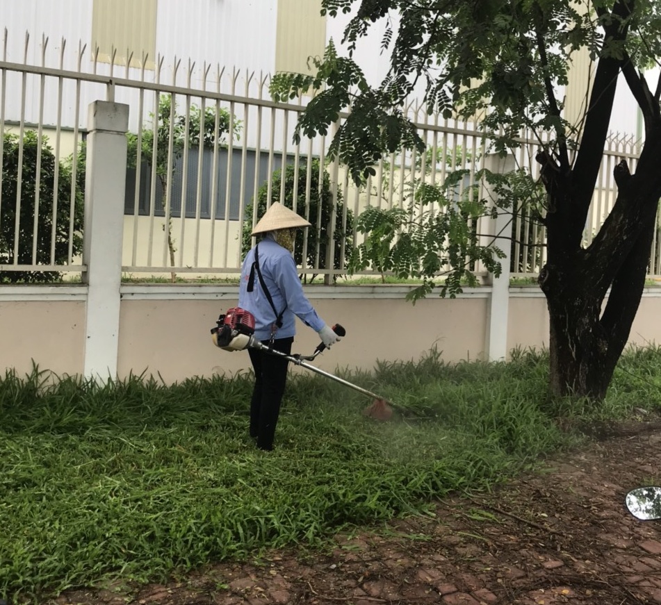 Dịch vụ phát hoang cỏ dại KCN Bắc Tân Tập Long An