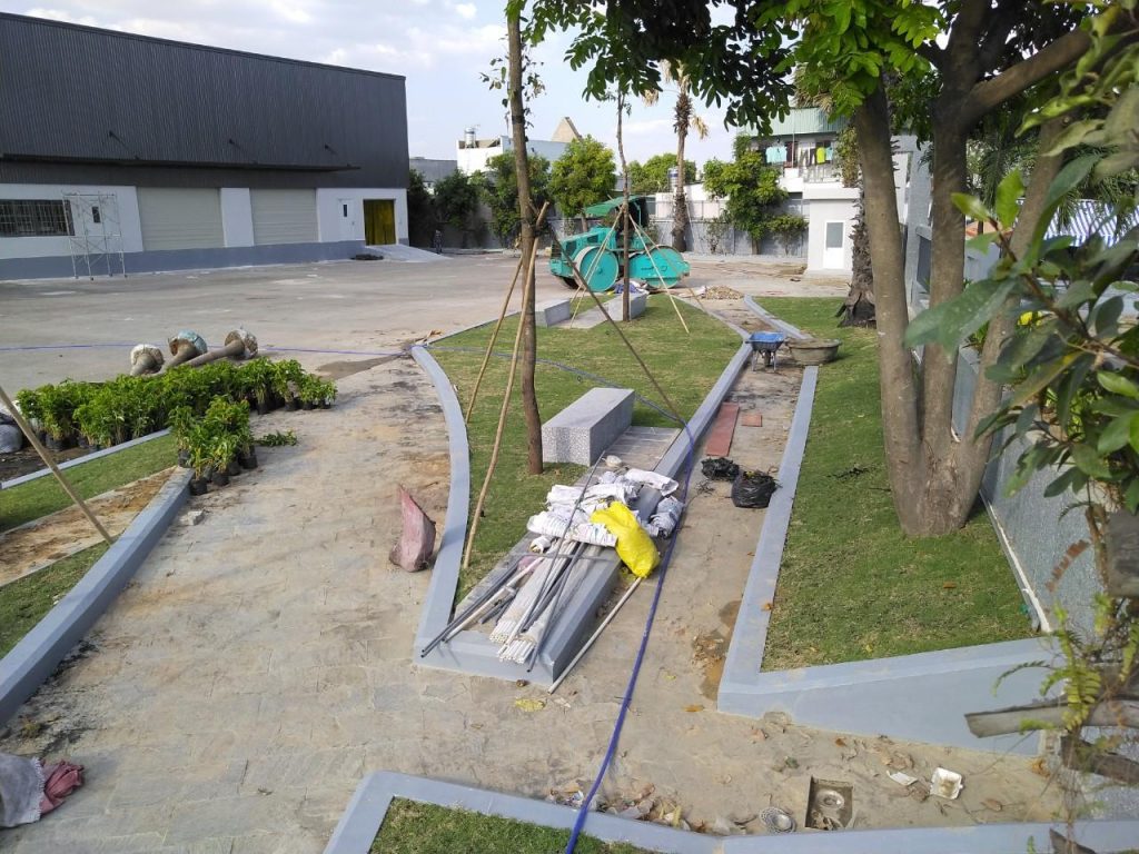thi công cây xanh tại Quận 12