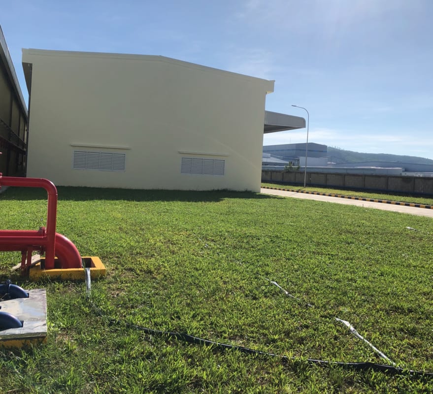 Dịch vụ trồng cỏ tại KCN Thái Hoà