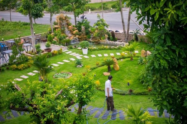 thi công tiểu cảnh sân vườn tại Bến Lức