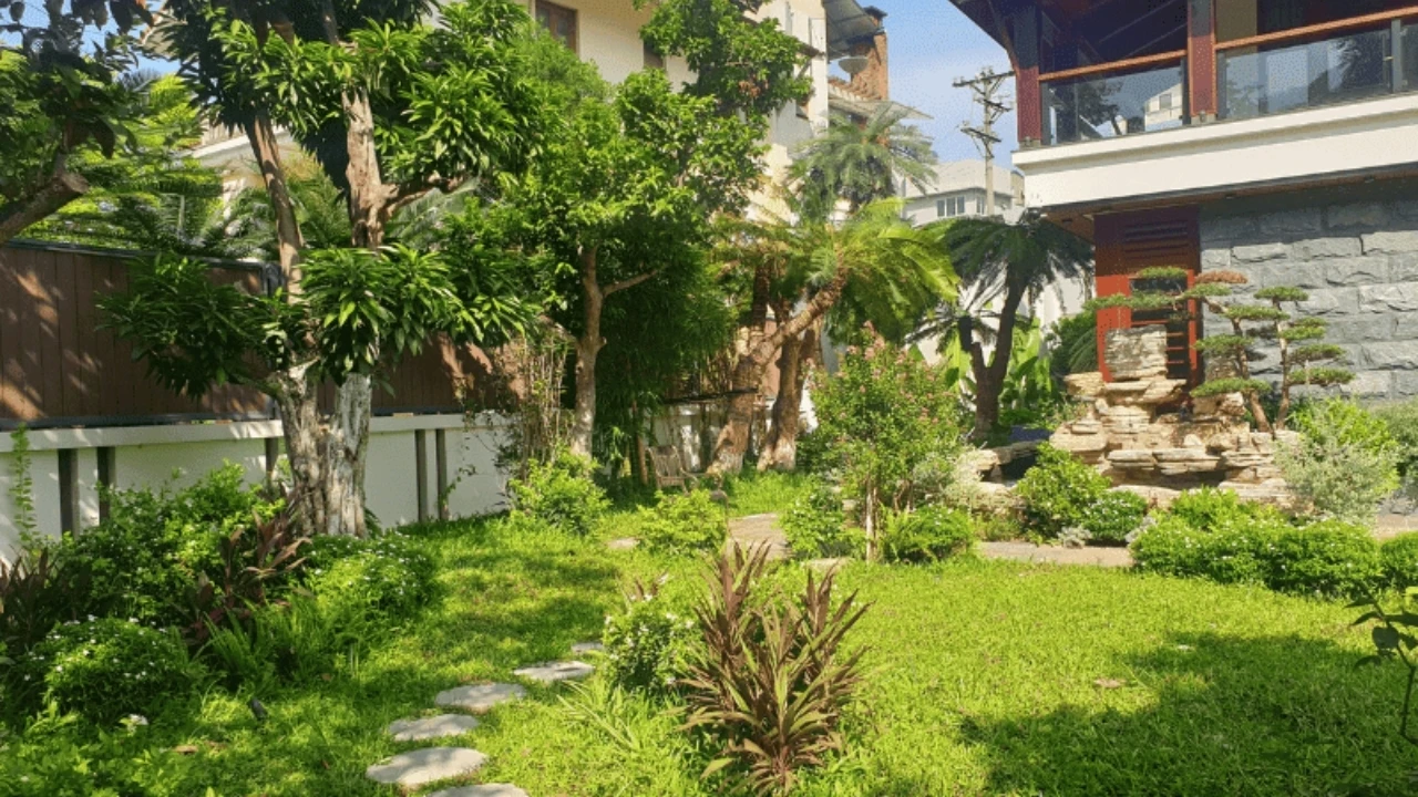 Thi công cảnh quan biệt thự sân vườn hiện đại tại TPHCM